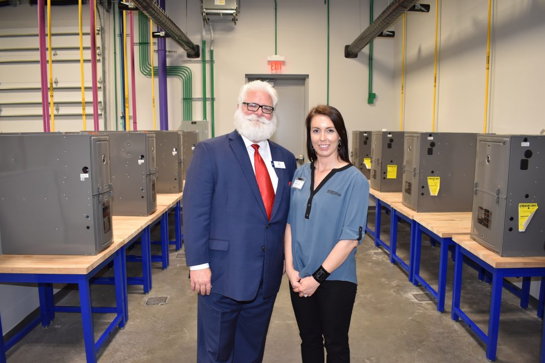 Jim Nutt Director at LSC and Renata with Century AC Supply Air