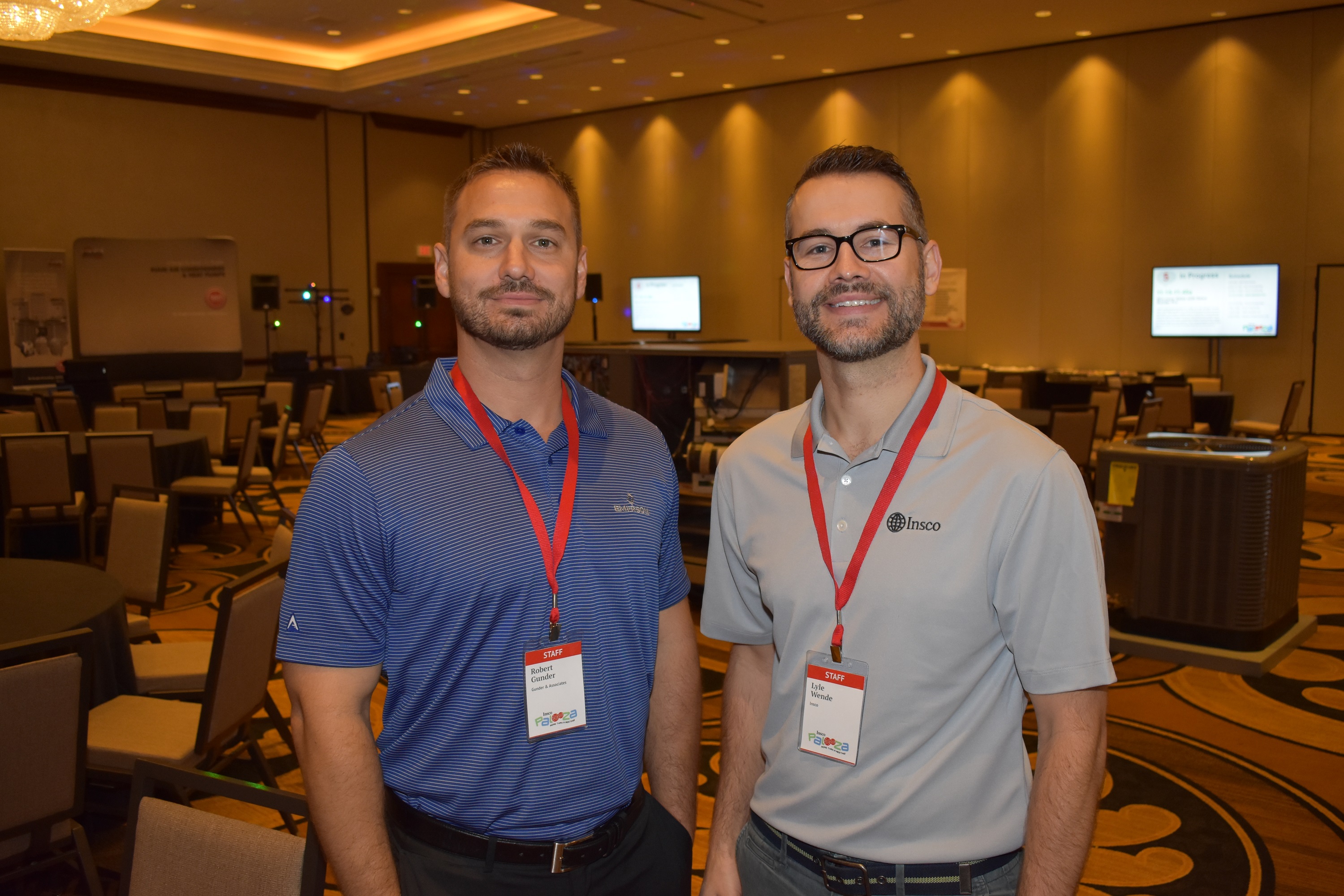 Robert Gunder with Gunder Associates and Lyle Wende with Insco Air