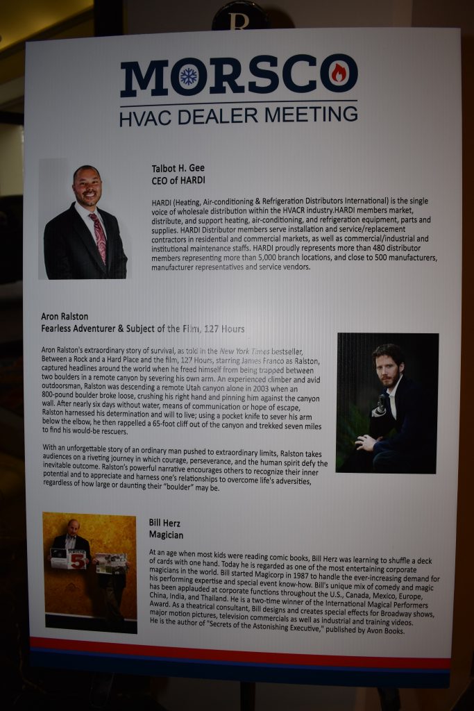 Morrison Supply held their Comfortmaker Dealer Meeting in Fort Worth TX