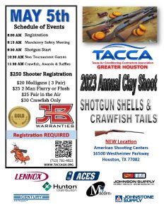 DATE CHANGE- TACCA GREATER HOUSTON CLAY SHOOT